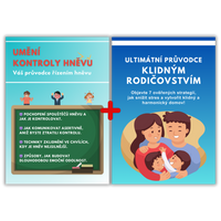 🟡 DVA ZA CENU JEDNOHO – Nejprodávanější PREMIUM e-balíček: Klidné rodičovství + Umění zvládání hněvu (PDF)