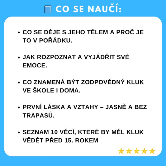 Puberta bez trapasu! Průvodce, který odpoví na otázky, které si kluci netroufají položit + BONUS